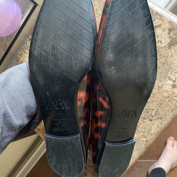 Zara tortoise flats 38/7.5 - Picture 5 of 5
